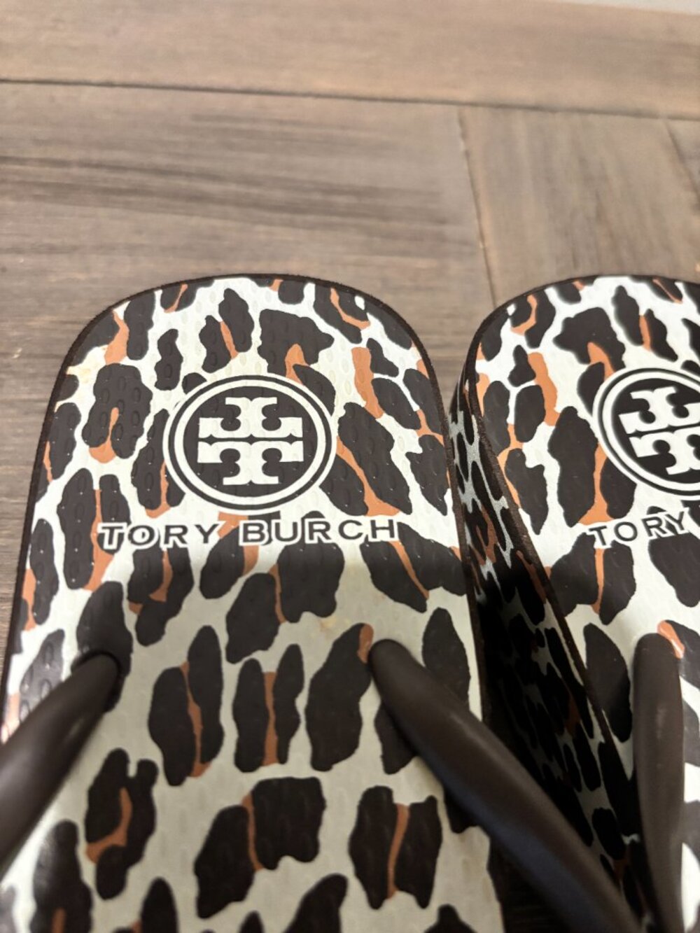 Brand New Tory Burch Thandie Leopard Wedge Sandal - Picture 5 of 6